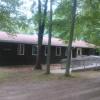 Front entrance of Birch Lodge, including a wheelchair ramp.