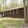 Maple Lodge exterior, with wheelchair ramps on the front and side entrances.